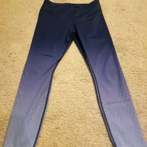 Athleta blue ombre contender leggings